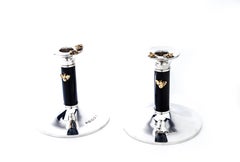 Pair of Sterling Silver Candlesticks