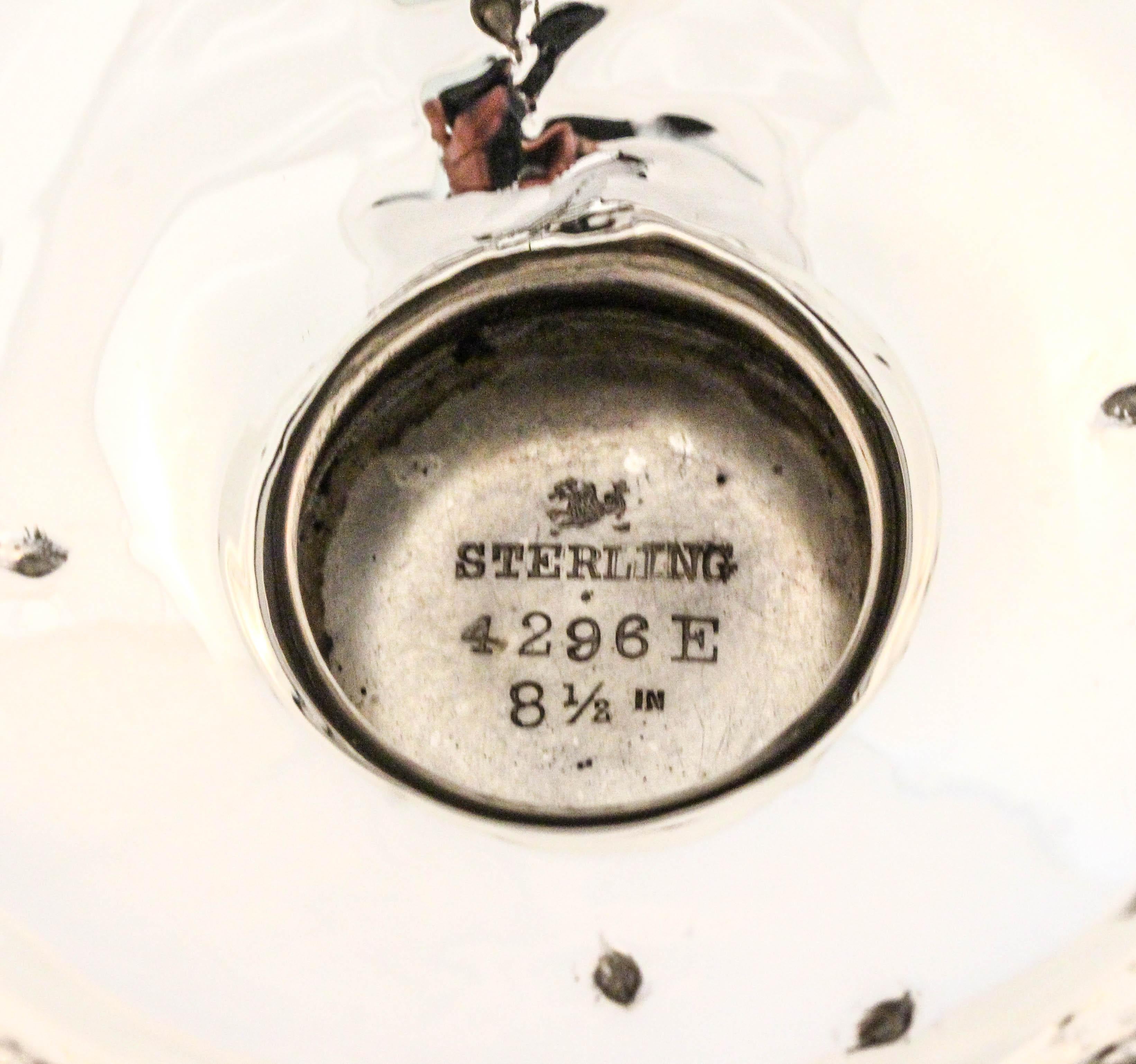 Coppia di composte in argento Sterling in vendita 1