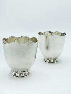 Pair of sterling Silver Glasses by Tane Orfebres