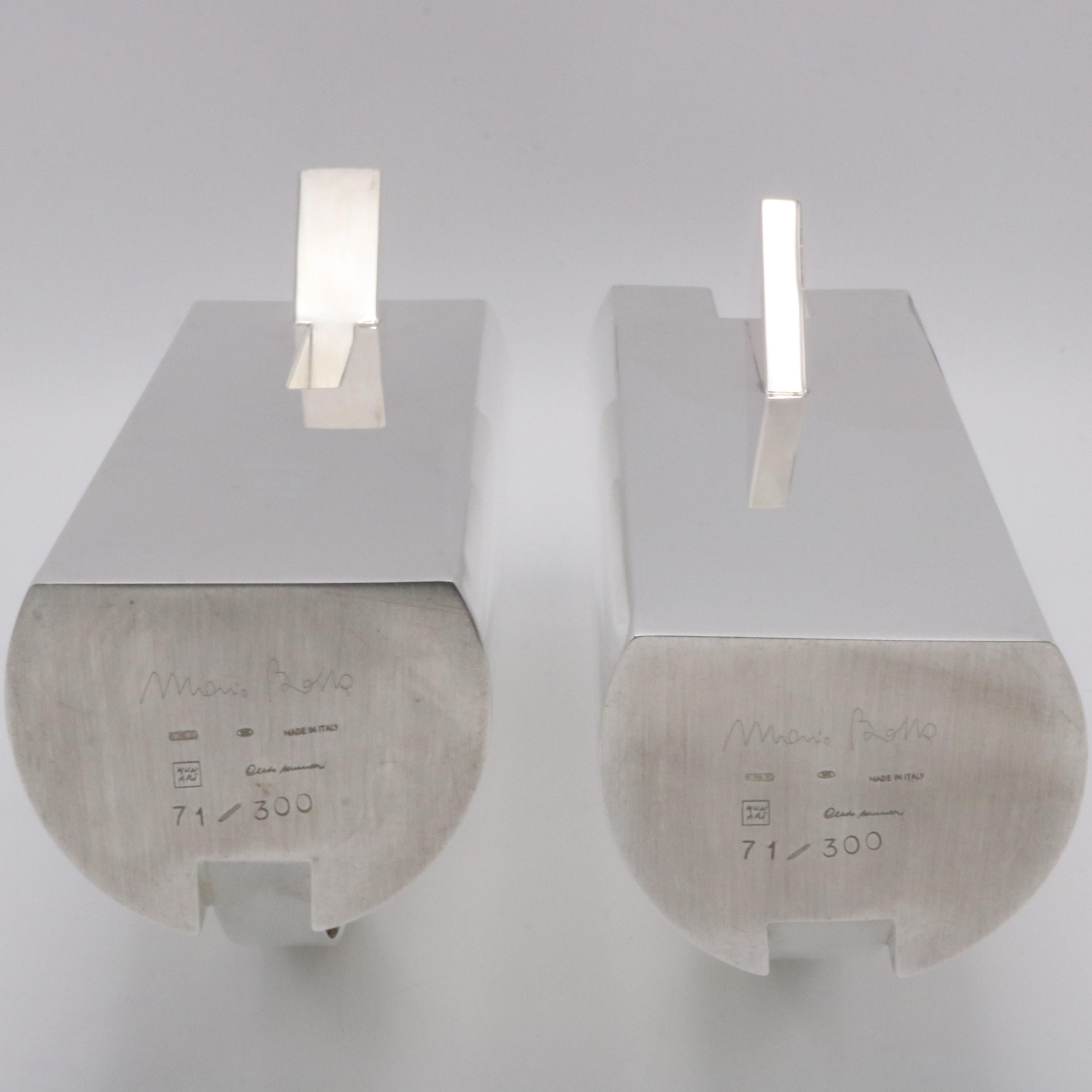 Coppia di caraffe intrecciate in argento sterling in vendita 2
