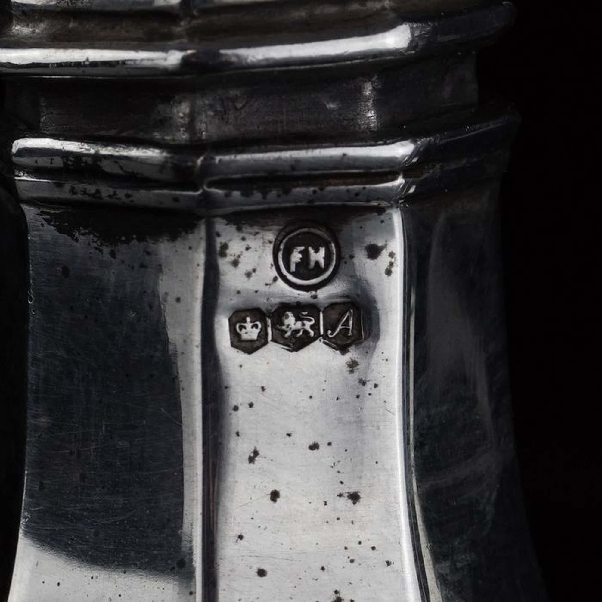 Pair of Sterling Silver Salt and Pepper 2