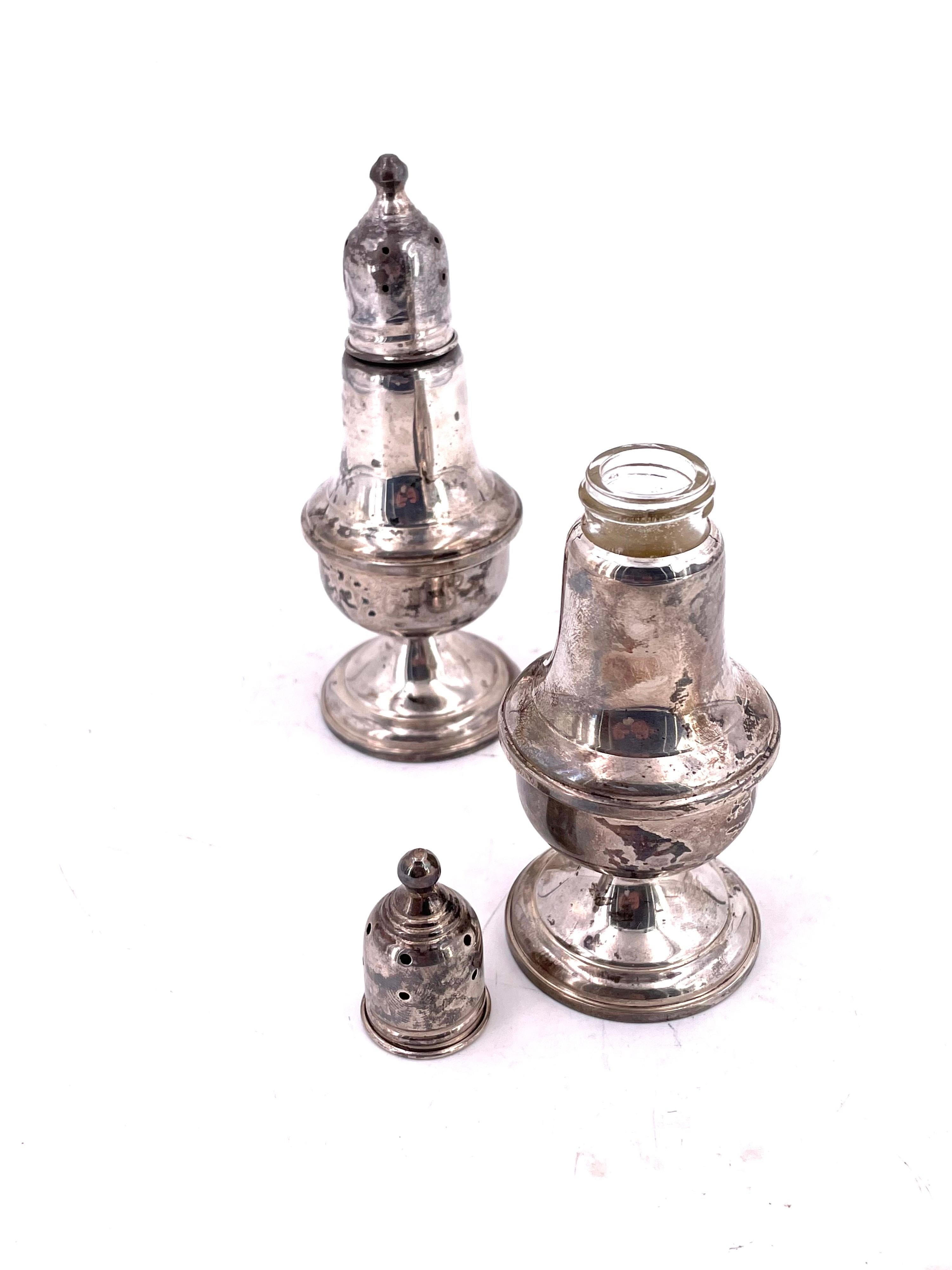 empire sterling salt and pepper shakers