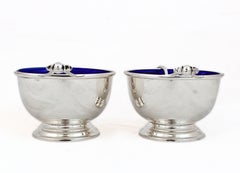 Coppia di ciotole per salse in argento sterling