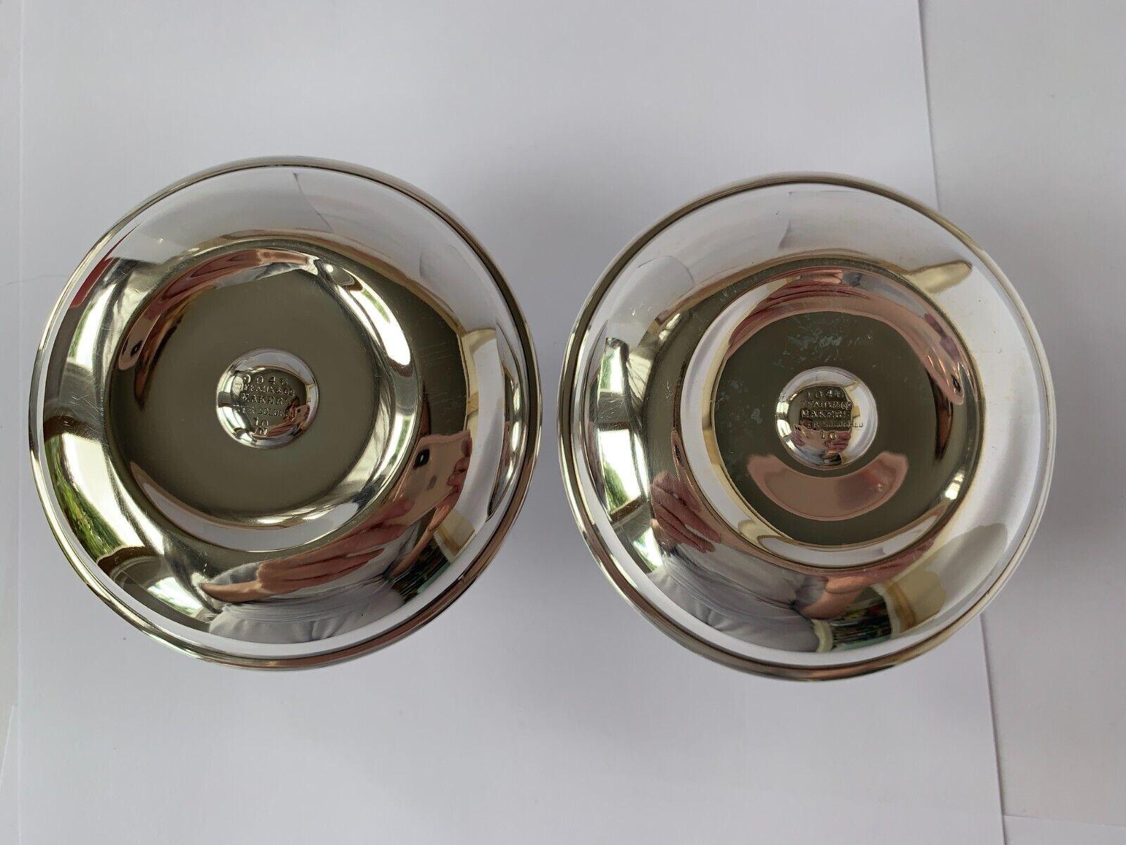 Paar Untertasse-Kerzenhalter aus Sterlingsilber von Tiffany & Co Ltd im Angebot 11