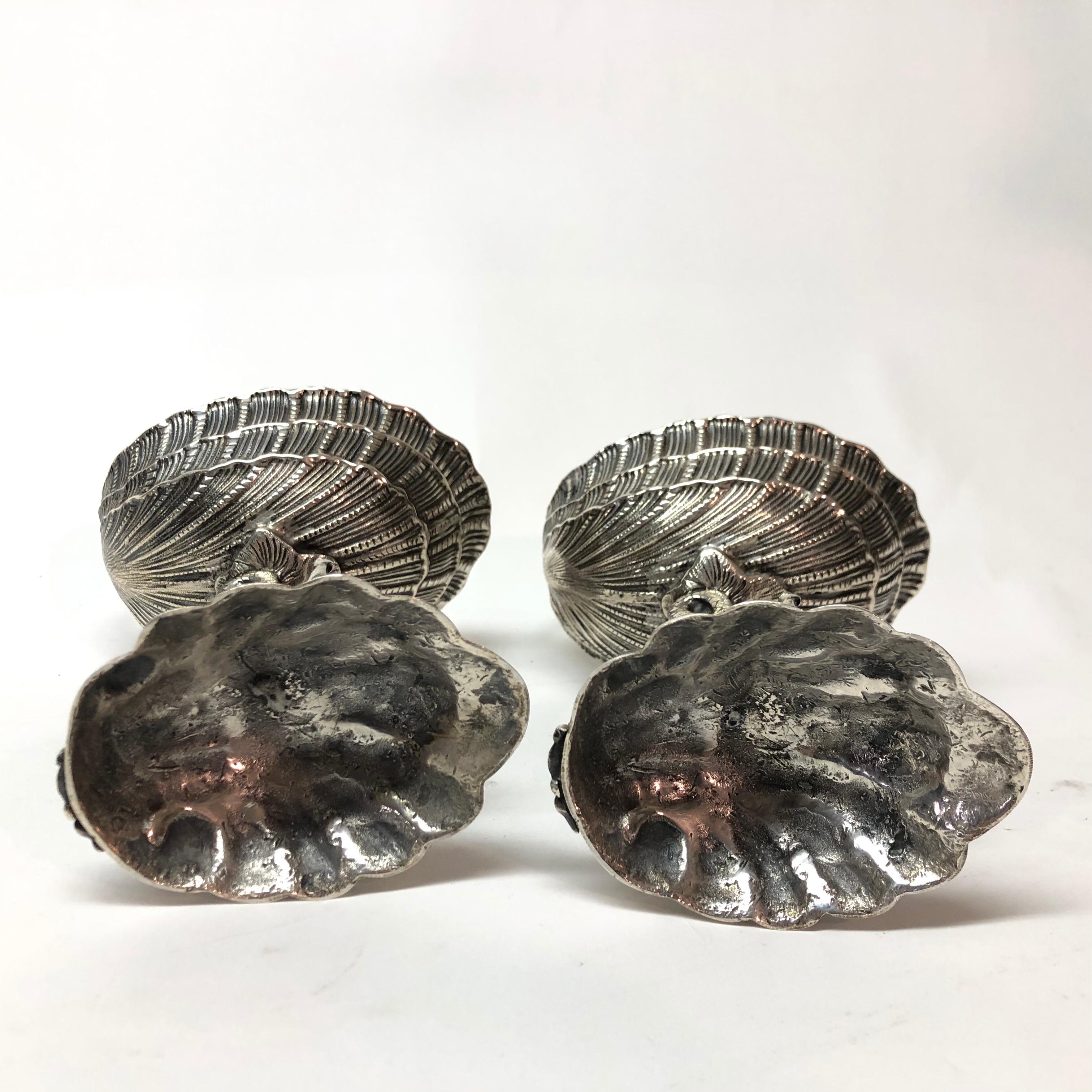 Pair of Sterling Silver Seafood Cups 2