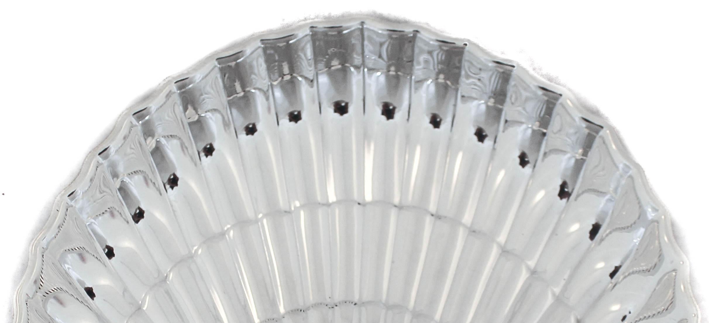 Americano Coppia di piatti a conchiglia in argento sterling
