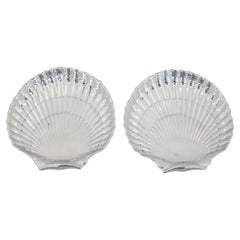 Pair of Sterling Silver Shell Dishes