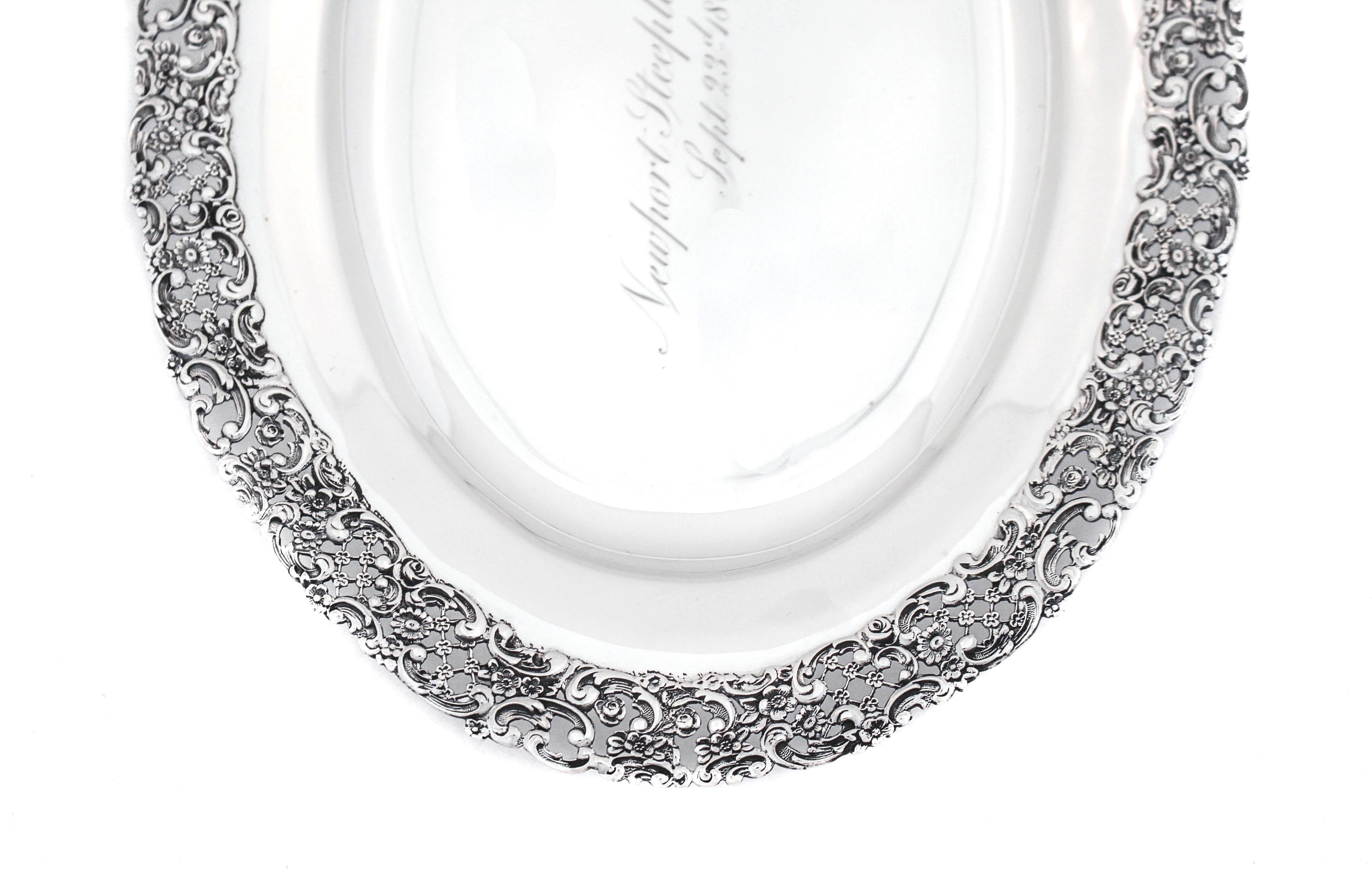 Fine XIX secolo Coppia di tazze Tiffany in argento Sterling in vendita