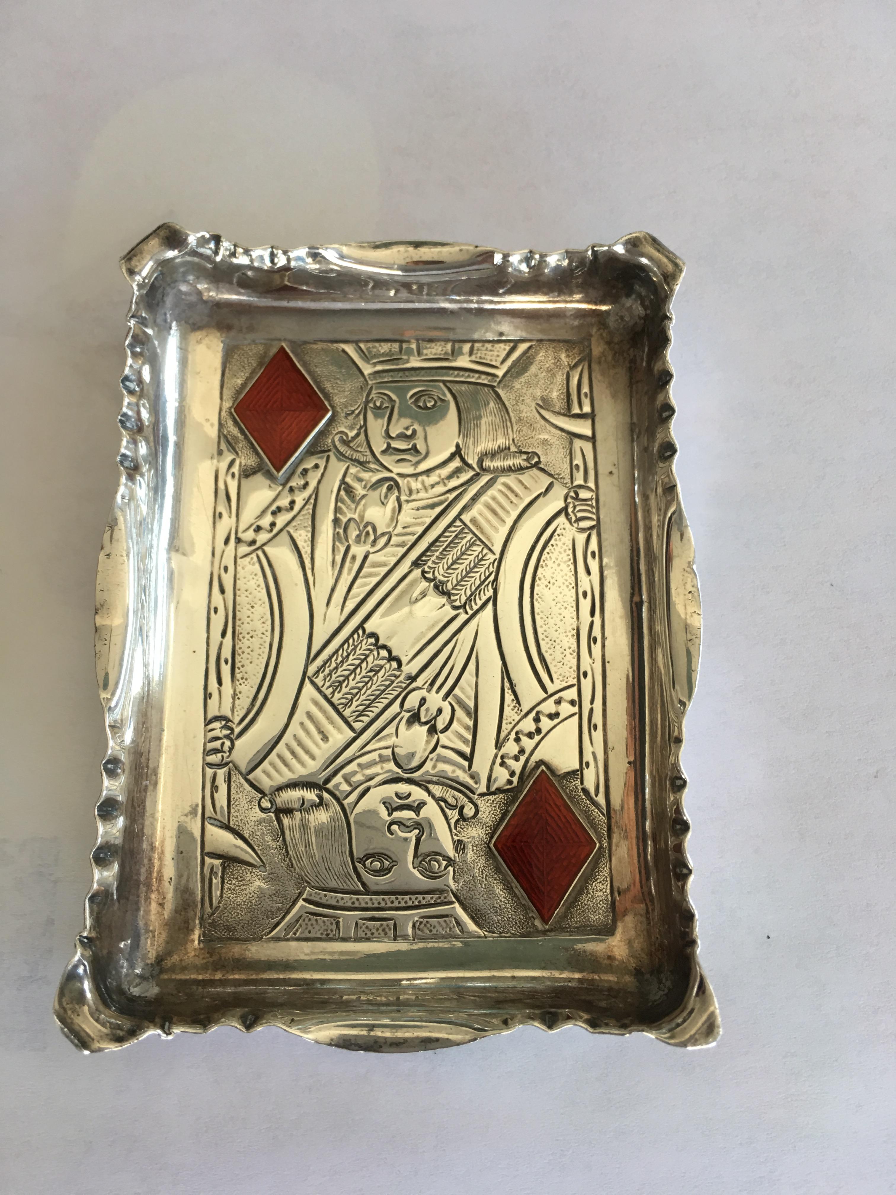 20th Century Pair of Sterling Silver Trays