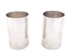Pair of Sterling Silver Wine Coolers
