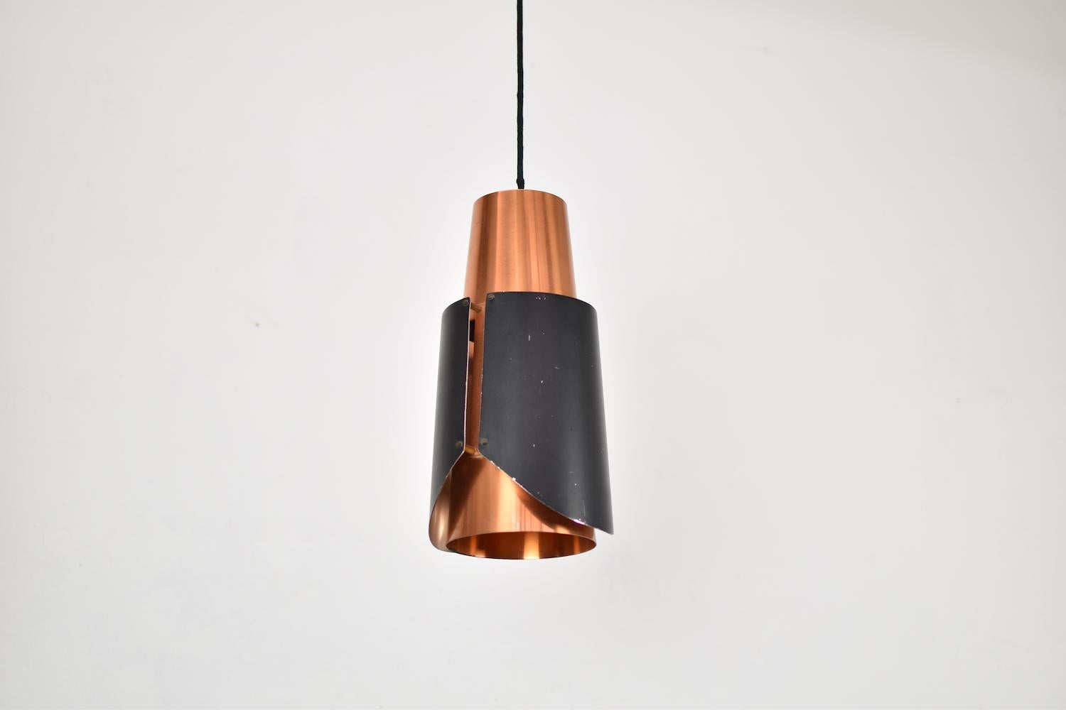 Pair of ‘Østerport’ Pendants by Bent Karlby for Lyfa, Denmark, 1960s In Good Condition In Antwerp, BE