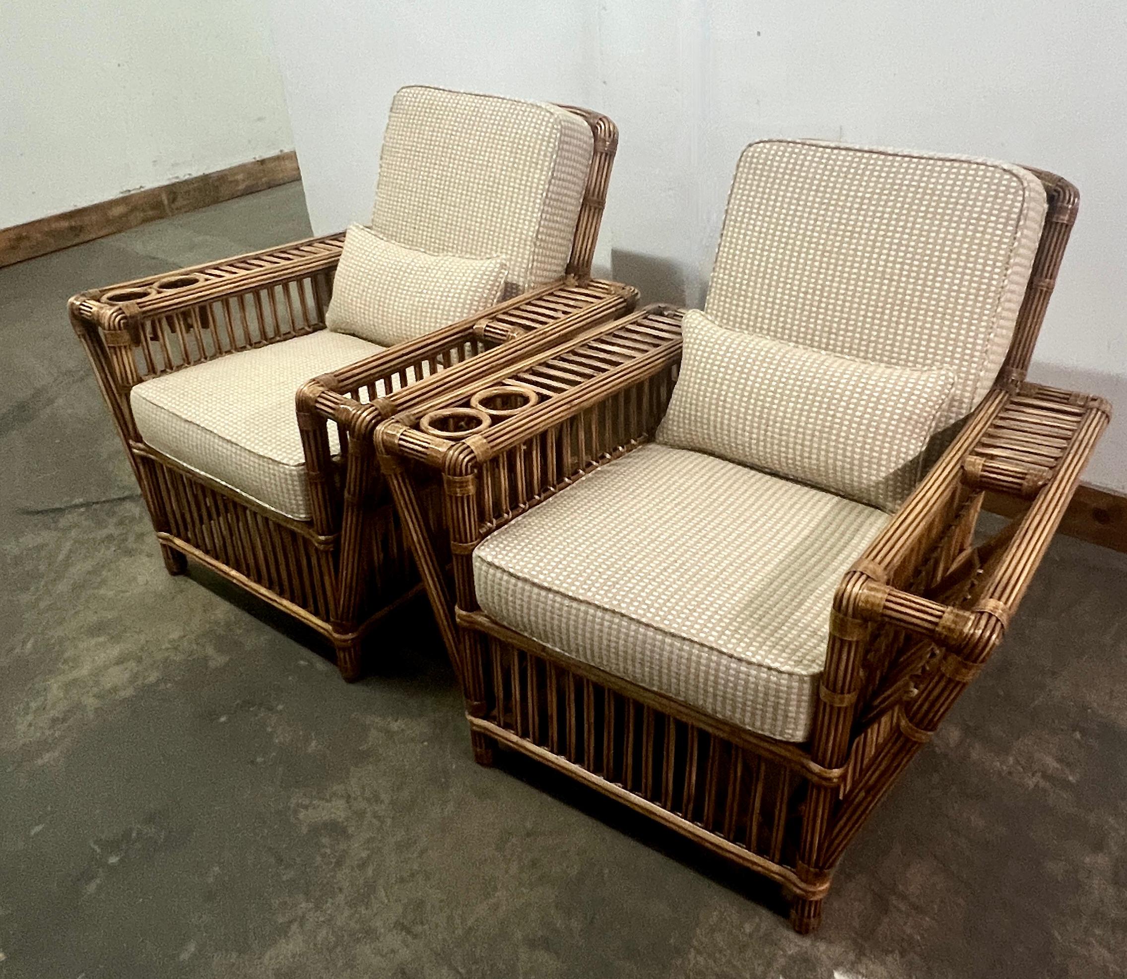 Fabric Pair Presidents Stick Reed Rattan 