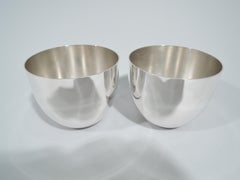Pair of Stieff American Sterling Silver Jefferson Cups
