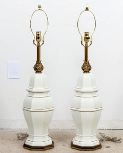 Pair of Stiffel Ginger Jar Lamps
