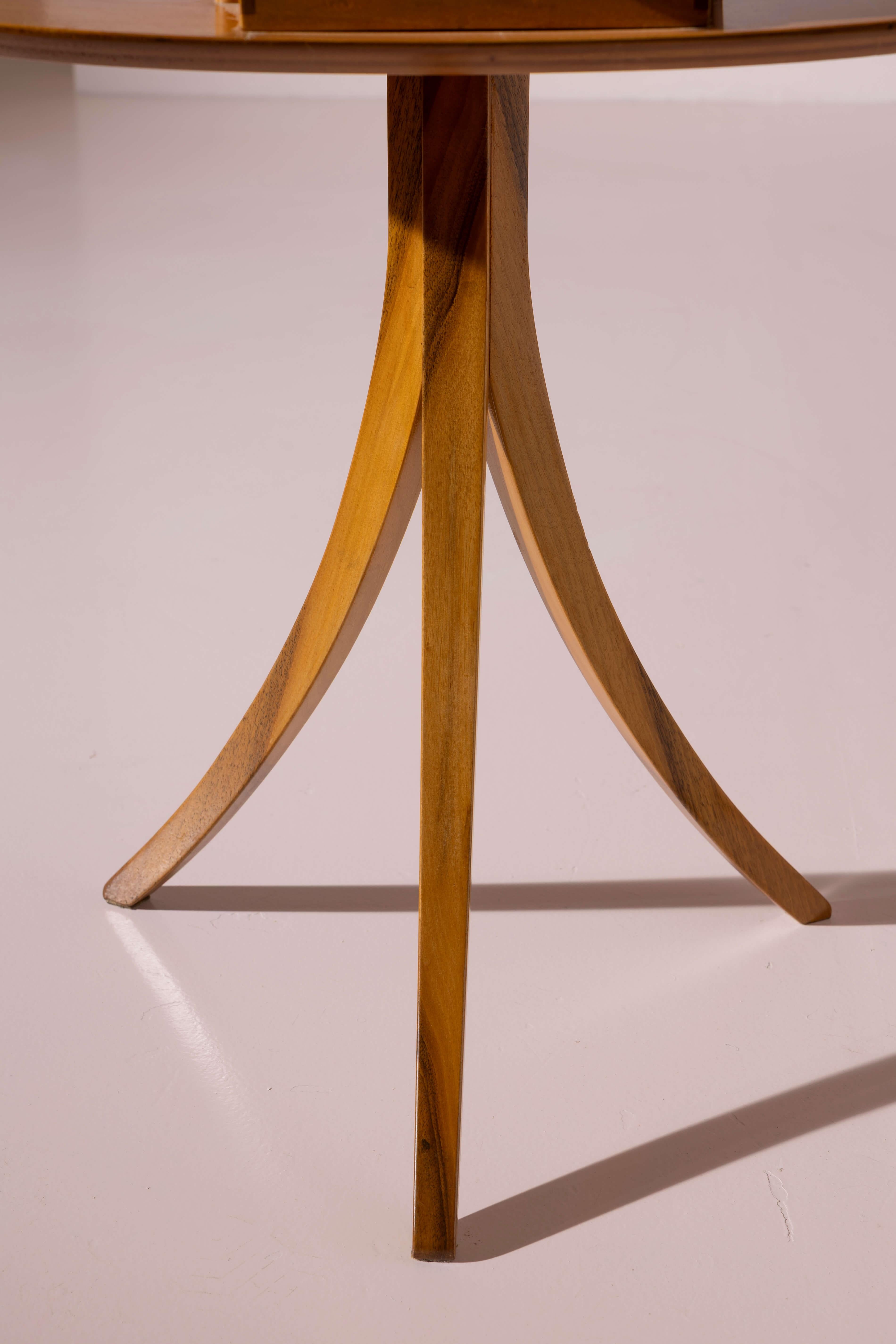Pair of Stildomus cherrywood side tables, Italy, 1990s For Sale 2