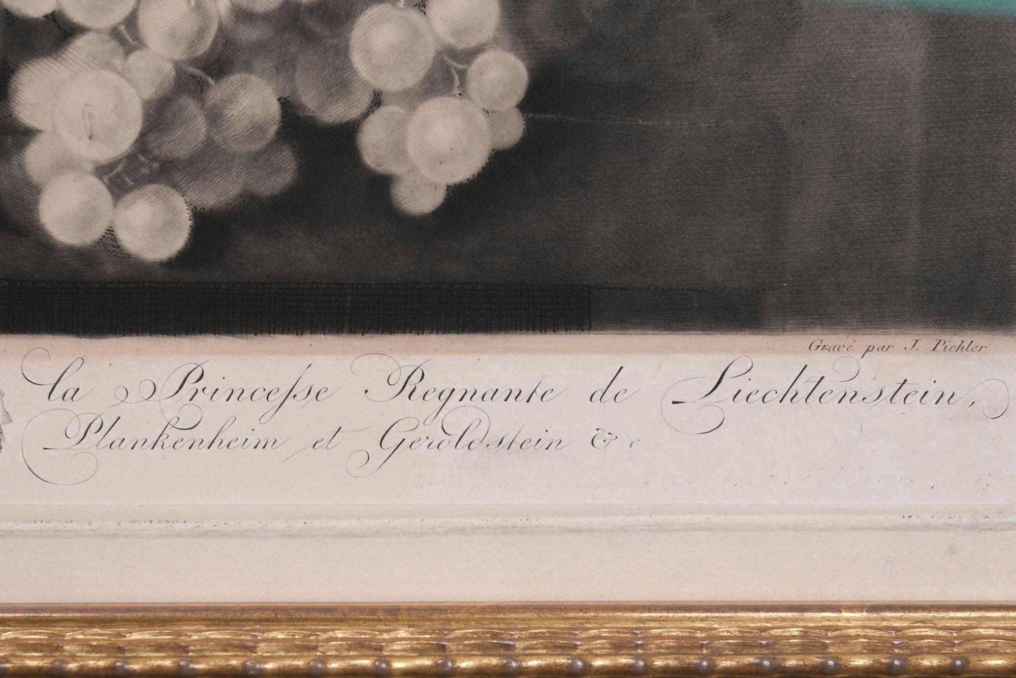 Pareja de naturalezas muertas a la aguafuerte, Johann Pichler según Jan Van Huysum, c 1806 9