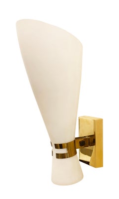 Pair of Stilnovo Attributed Wall Lights, Italy, 1960s