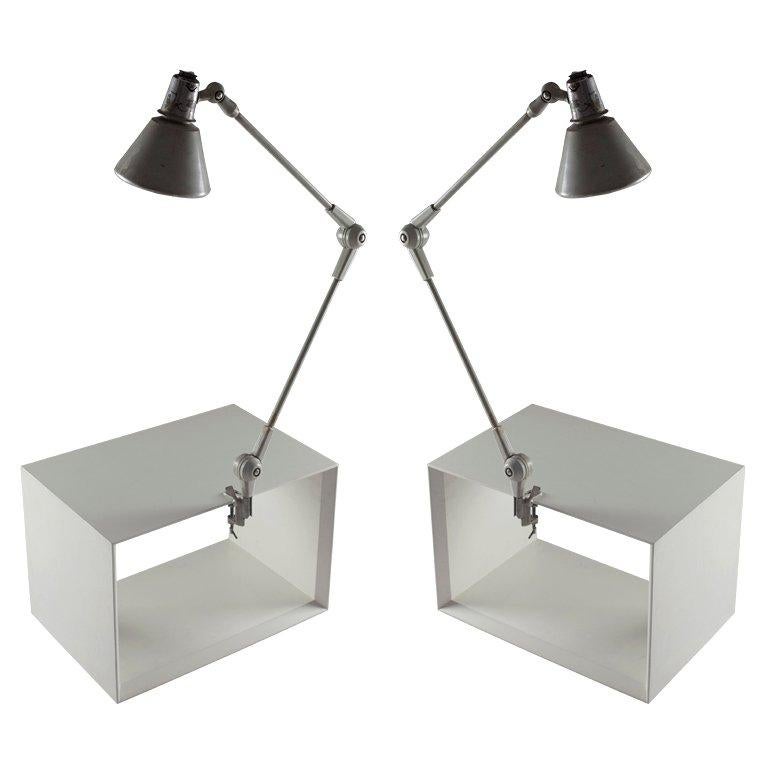 Pair of Stilnovo Clamp Lamps