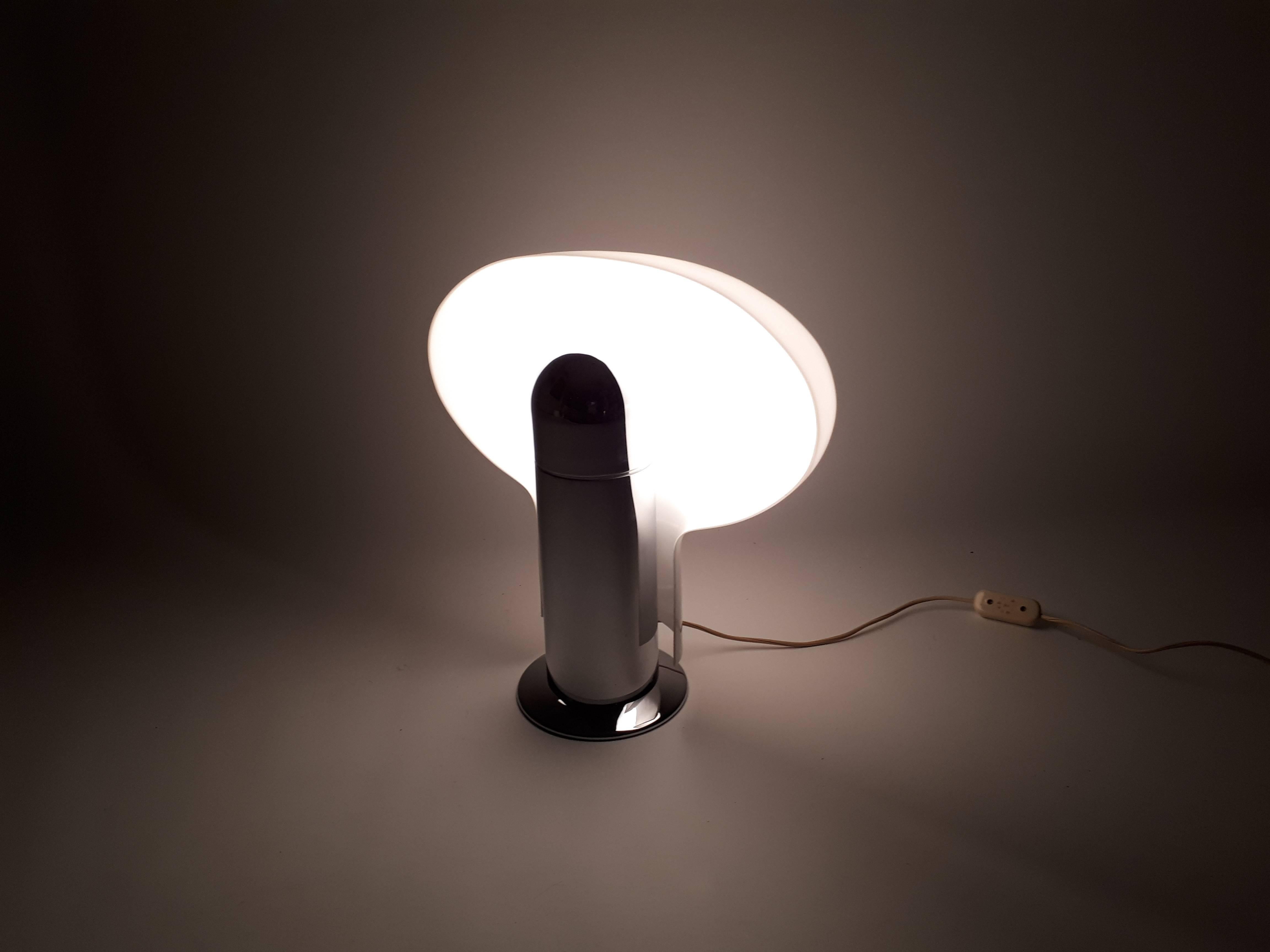Italian Pair of Stilnovo 'Leuke' Table Lamps, 1970s, Italia