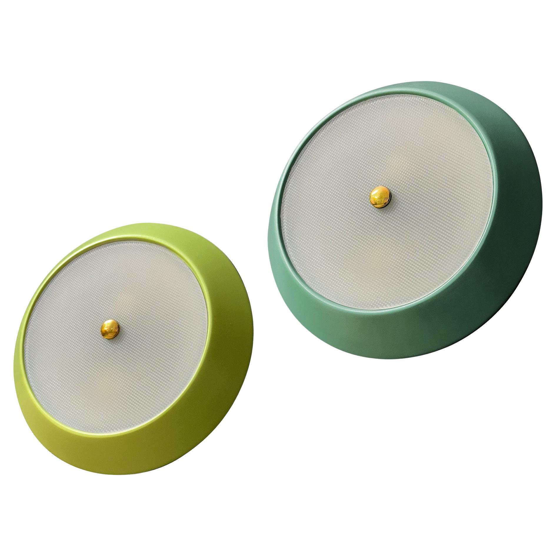 Pair of Stilnovo Wall or Ceiling lamps by Stilnovo, 1960s en vente