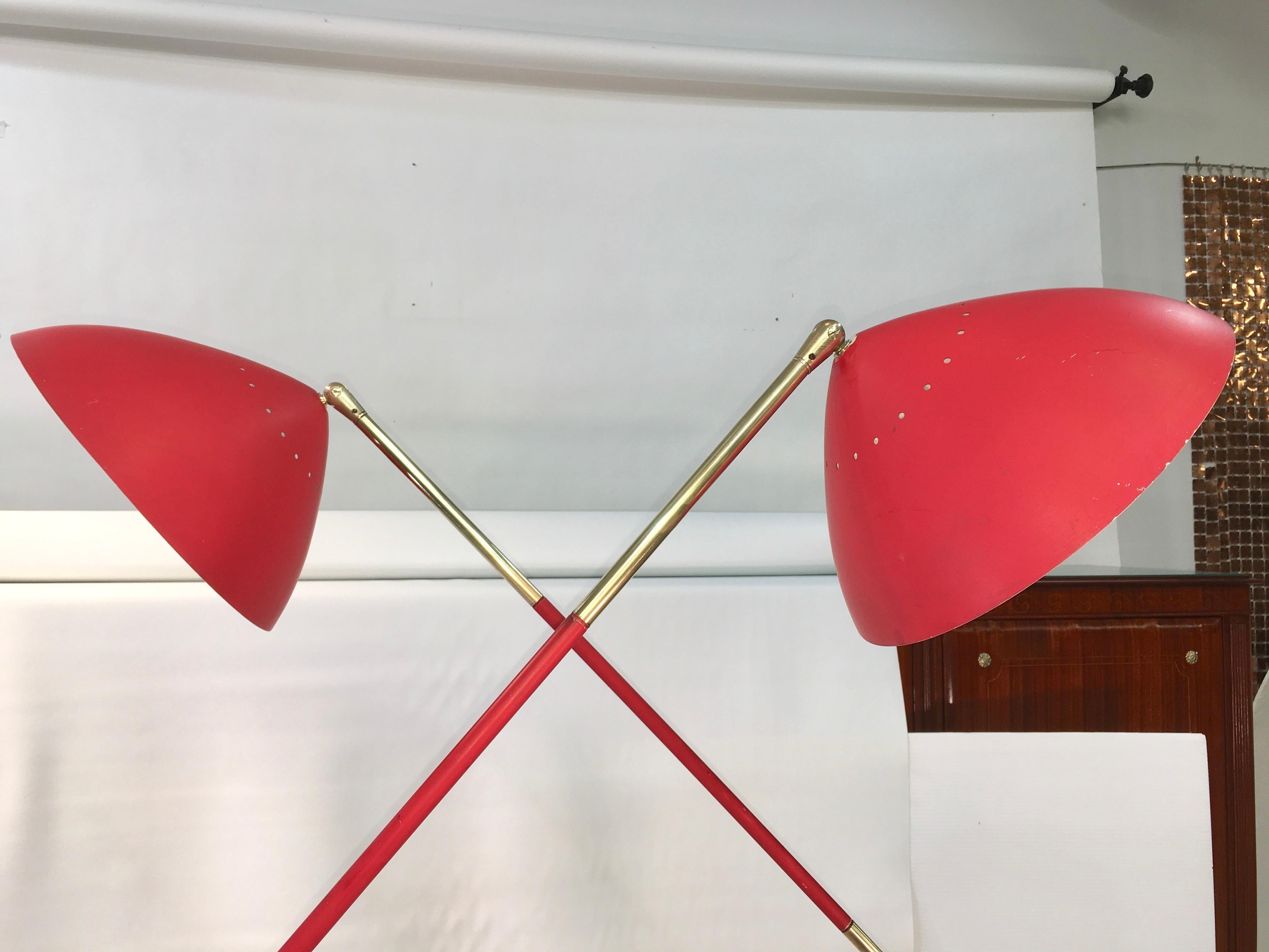 Pair of Stilux Articulating Floor Lamps For Sale 8