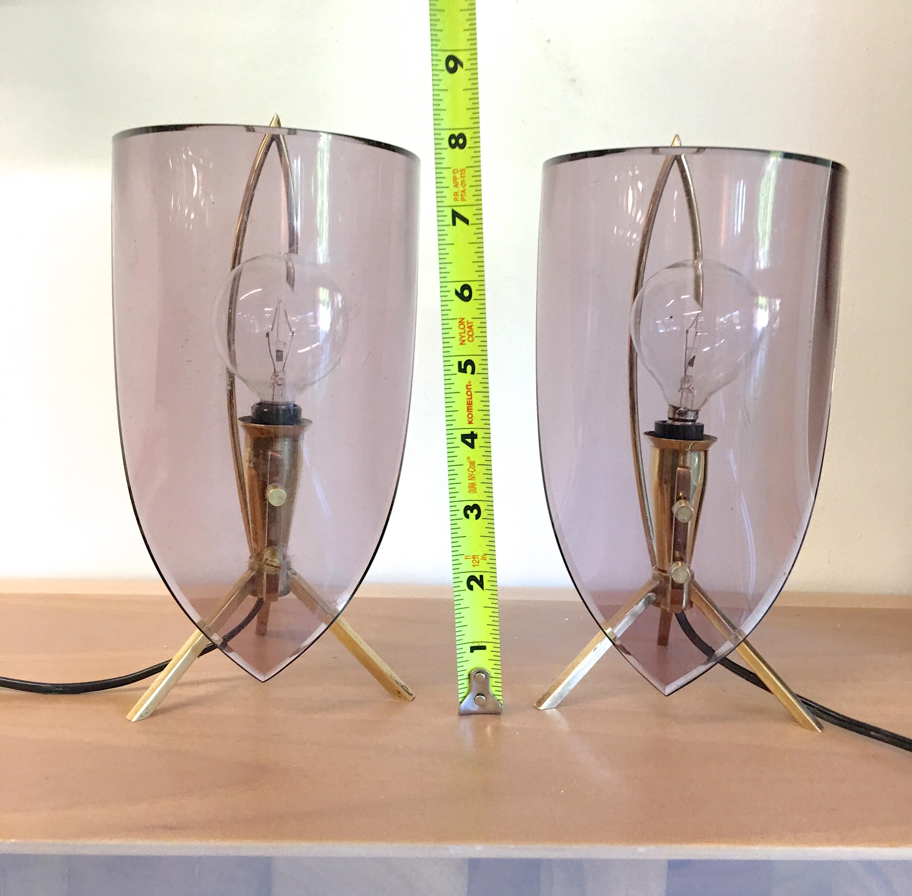 Pair of Stilux Milano Boudoir Lamps For Sale 5