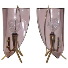 Pair of Stilux Milano Boudoir Lamps