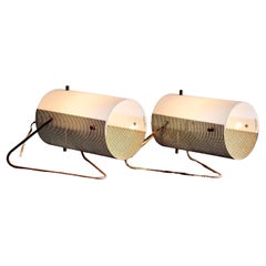 Paire de lampes de table Stilux Milano Italie, années 1950