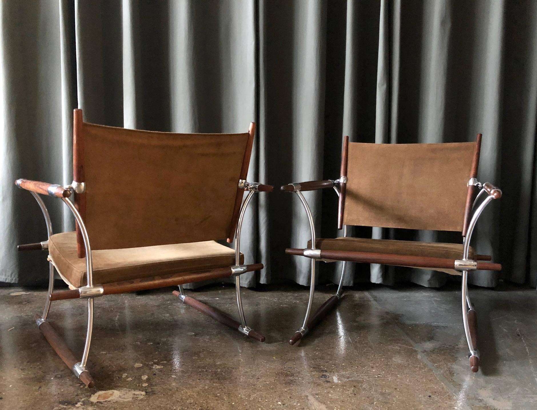 Paar „Stokke“-Stühle von Jens Quistgaard für Nissen (Skandinavische Moderne) im Angebot