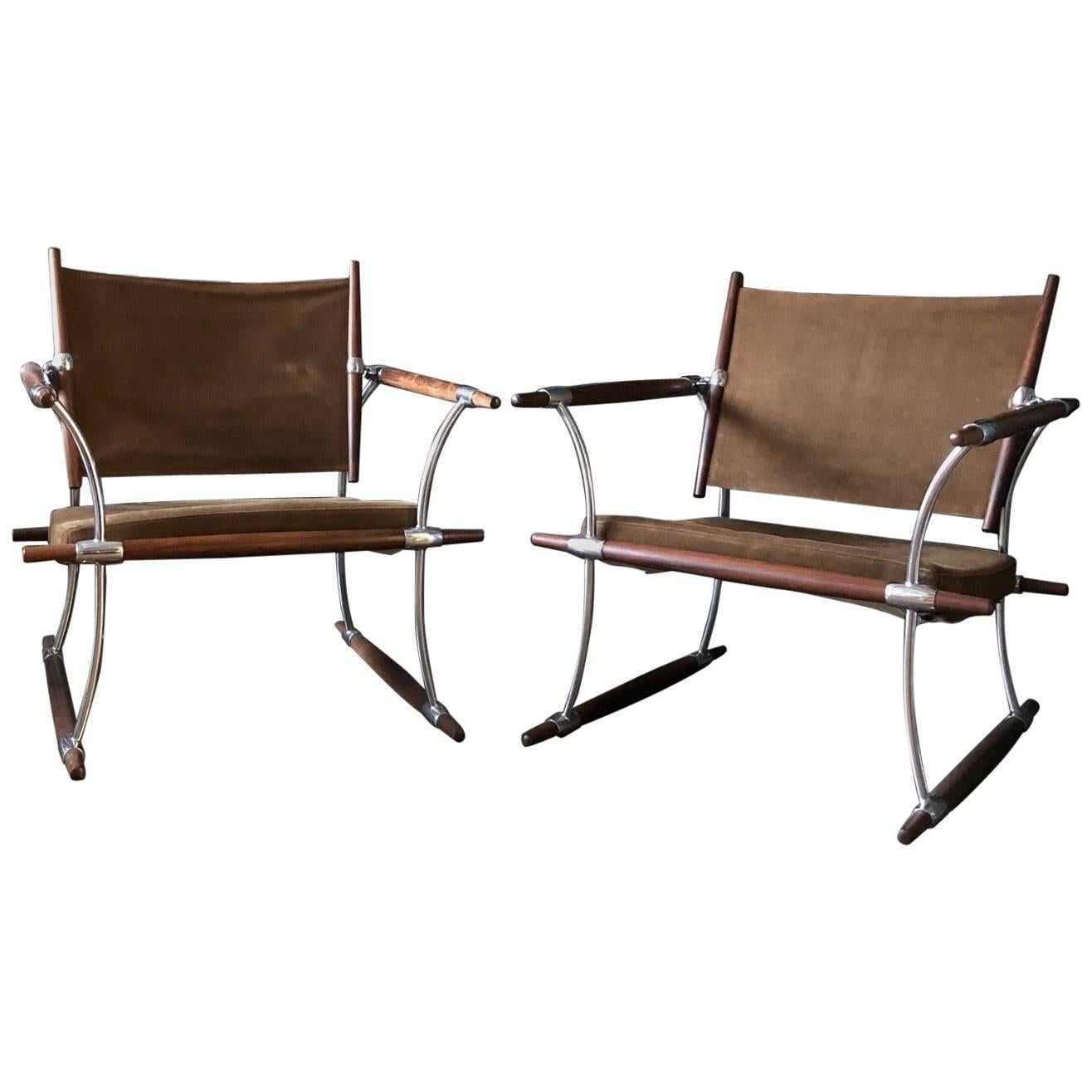 Pair of "Stokke" Chairs by Jens Quistgaard for Nissen For Sale
