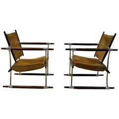 Pair Of 'Stokke' Midcentury Chairs By Jens H. Quistgaard, Nissen-Denmark 1966