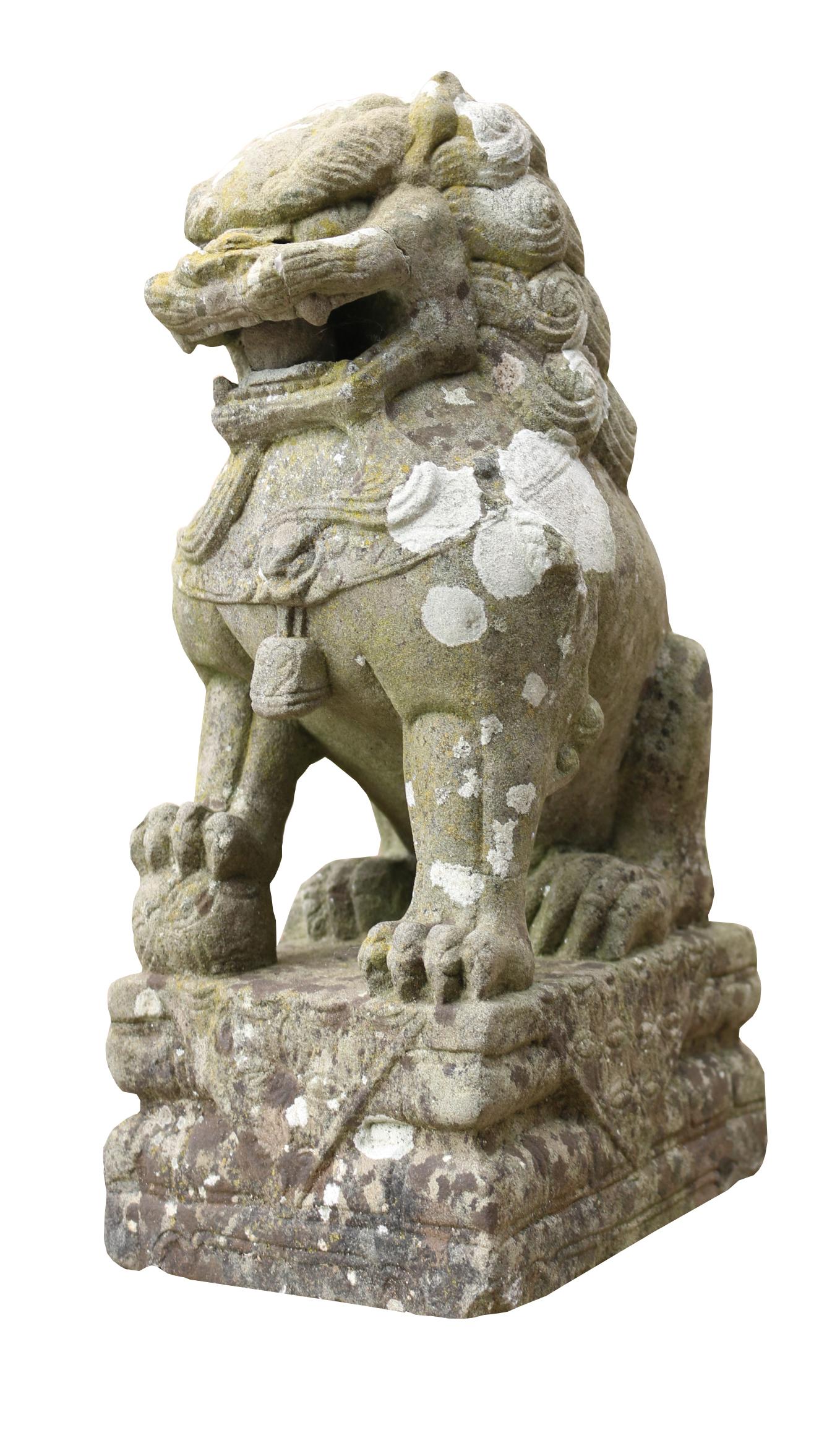 About

Chinese pair of stone guardian foo dogs/guardian lions

Referred to as “Foo Dogs” or “Fu Dogs” in western culture, these handsome stone gatekeepers are seen throughout Asia. Traditional symbols of protection, they are made from durable