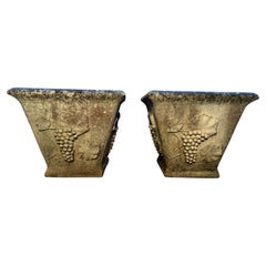 Pair of stone jardinières