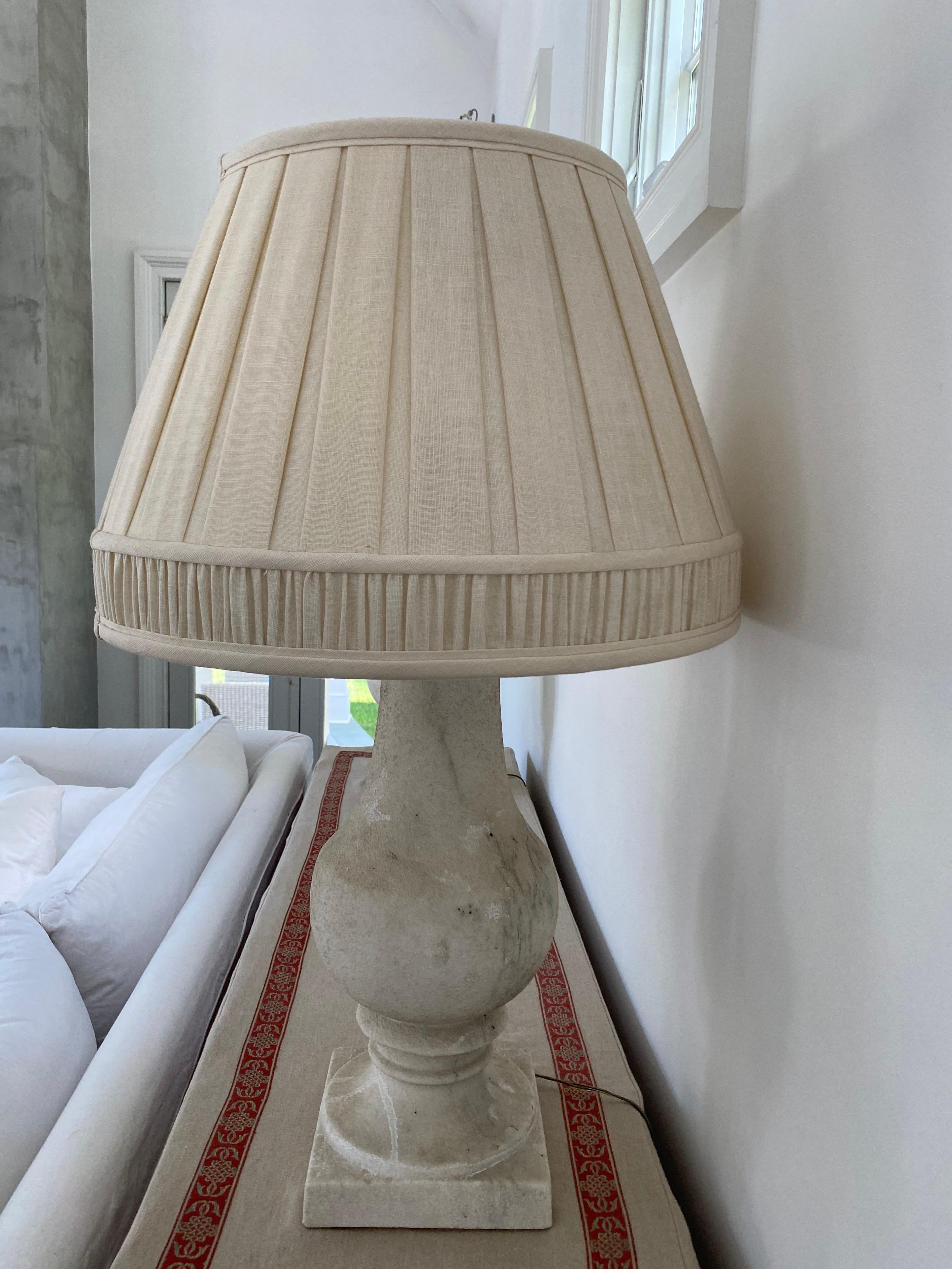Pair of Stone Lamps, 20th Century For Sale 8