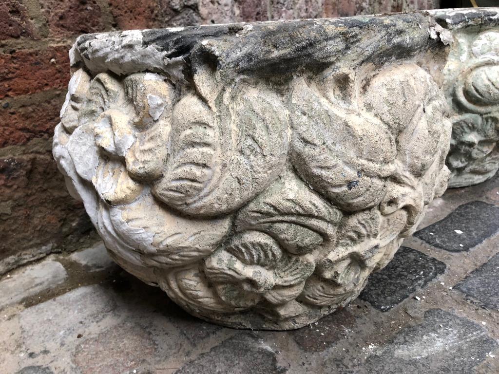 Pair of Stone Planters, 19th Century 1