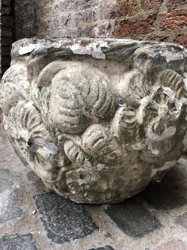 Pair of Stone Planters, 19th Century 2