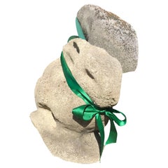 Pair of Stone Rabbits