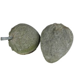 Pair of Stone Strawberries