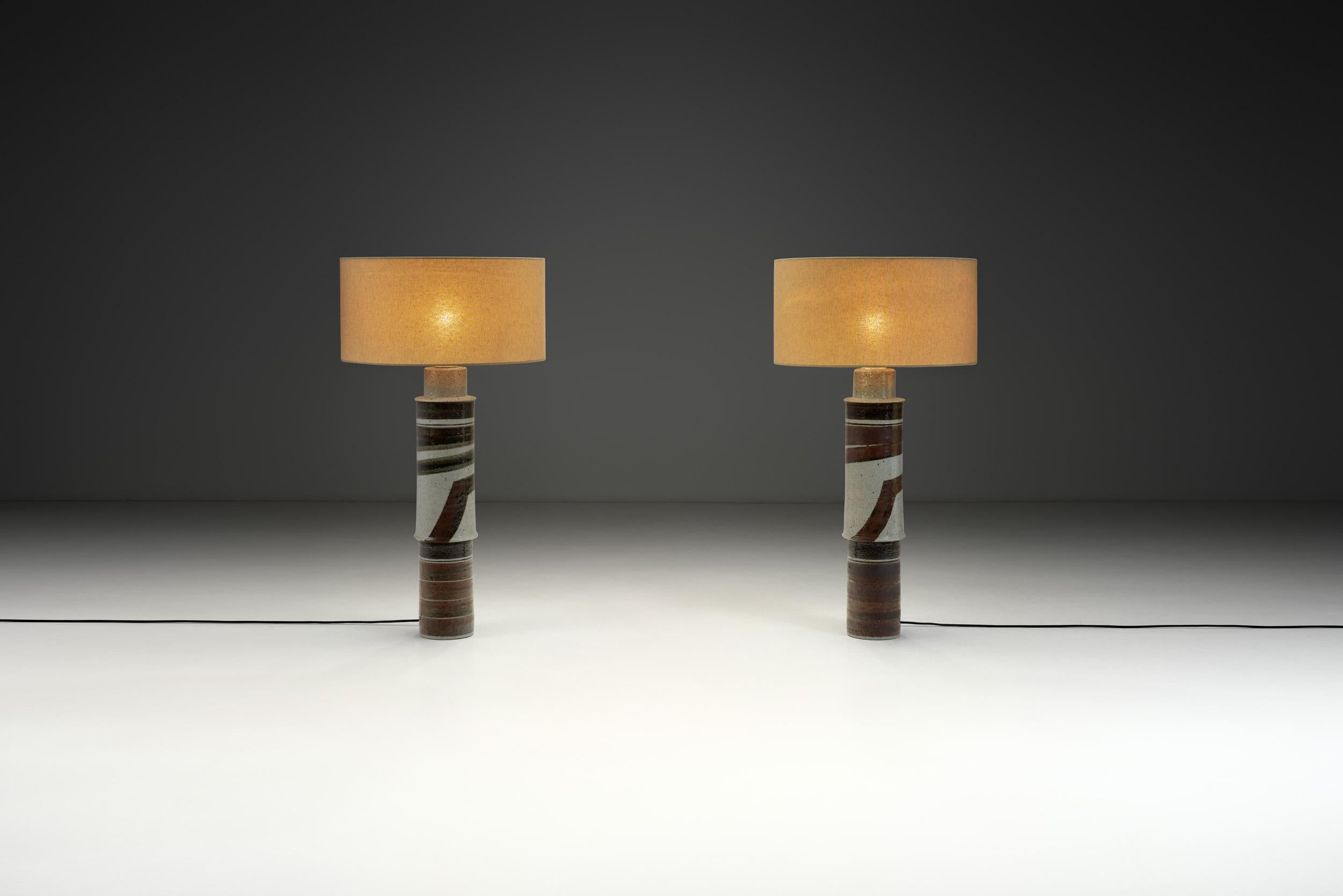 Inger Persson, a renowned Swedish ceramicist, began working for Rörstrand in 1959 at just 22 years of age. She then became a leading designer for the company, during a time when Swedish design was embracing both modernism and expressive