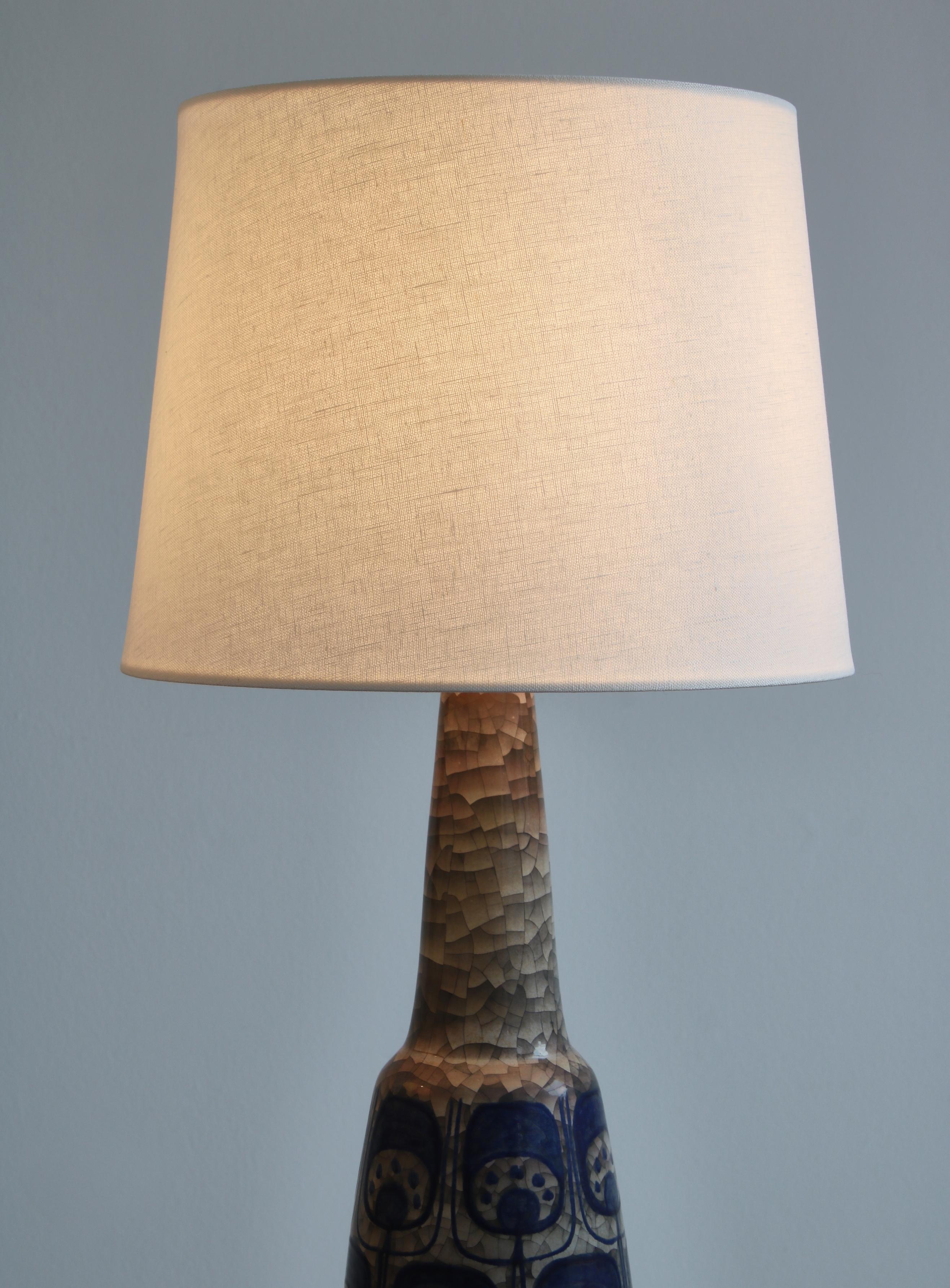 Pair of Stoneware Table Lamps by Michael Andersen & Sons, Denmark in the 1960s In Good Condition For Sale In Odense, DK