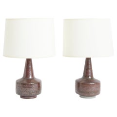 Pair of Stoneware Table Lamps by Per Linnemann-Schmidt