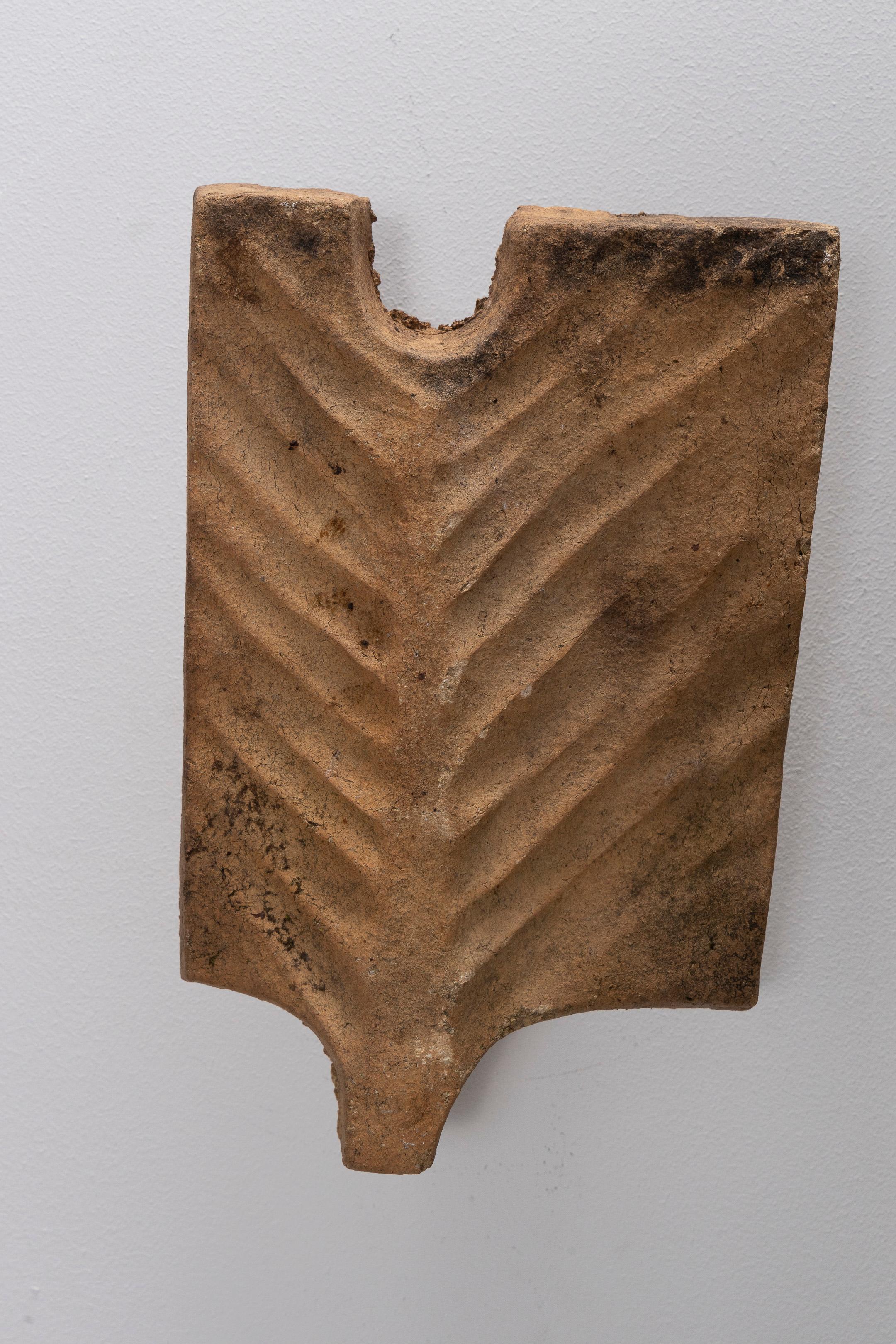 Mid-20th Century Pair of stoneware wall lights by Georges Jouve