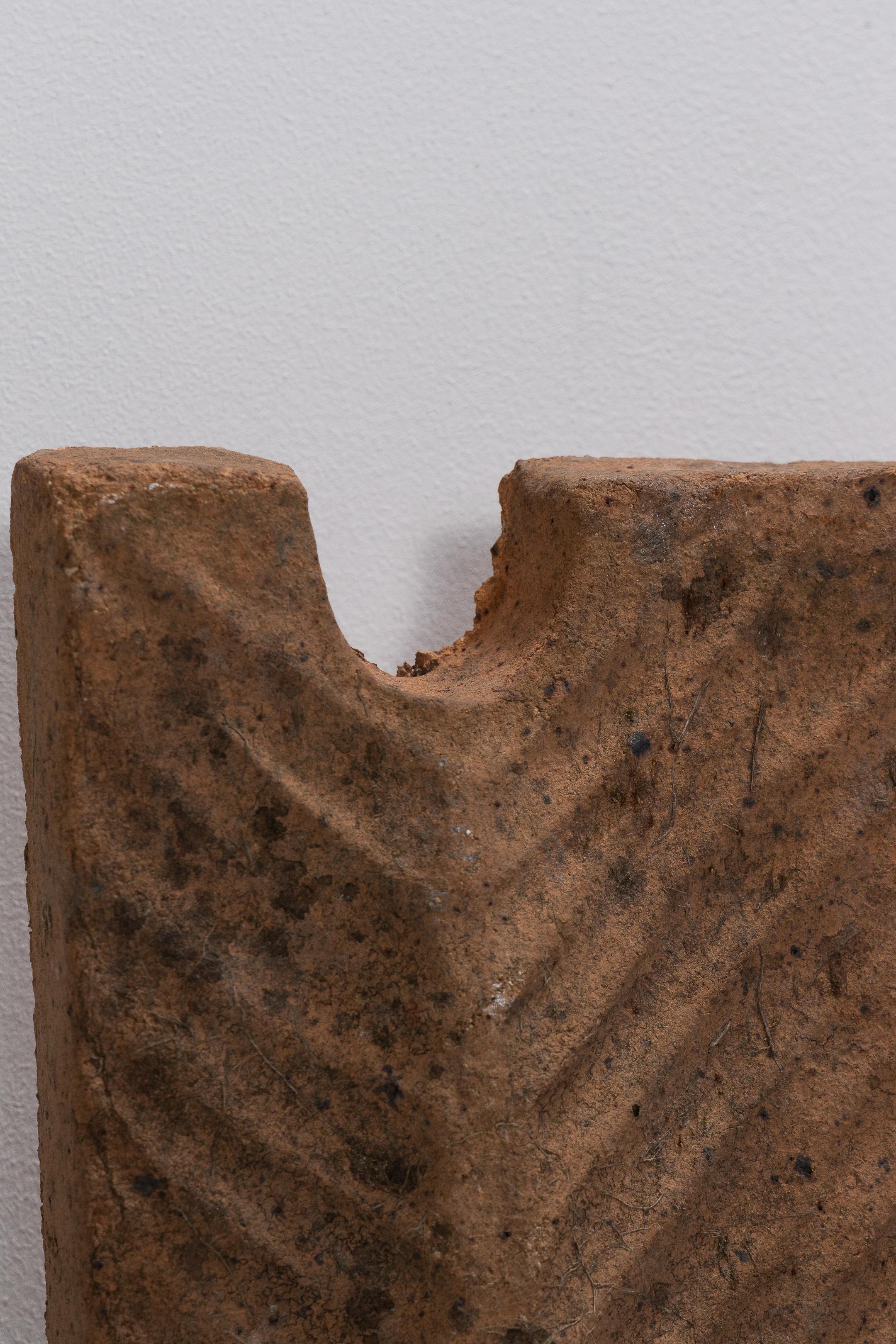 Stoneware Pair of stoneware wall lights by Georges Jouve