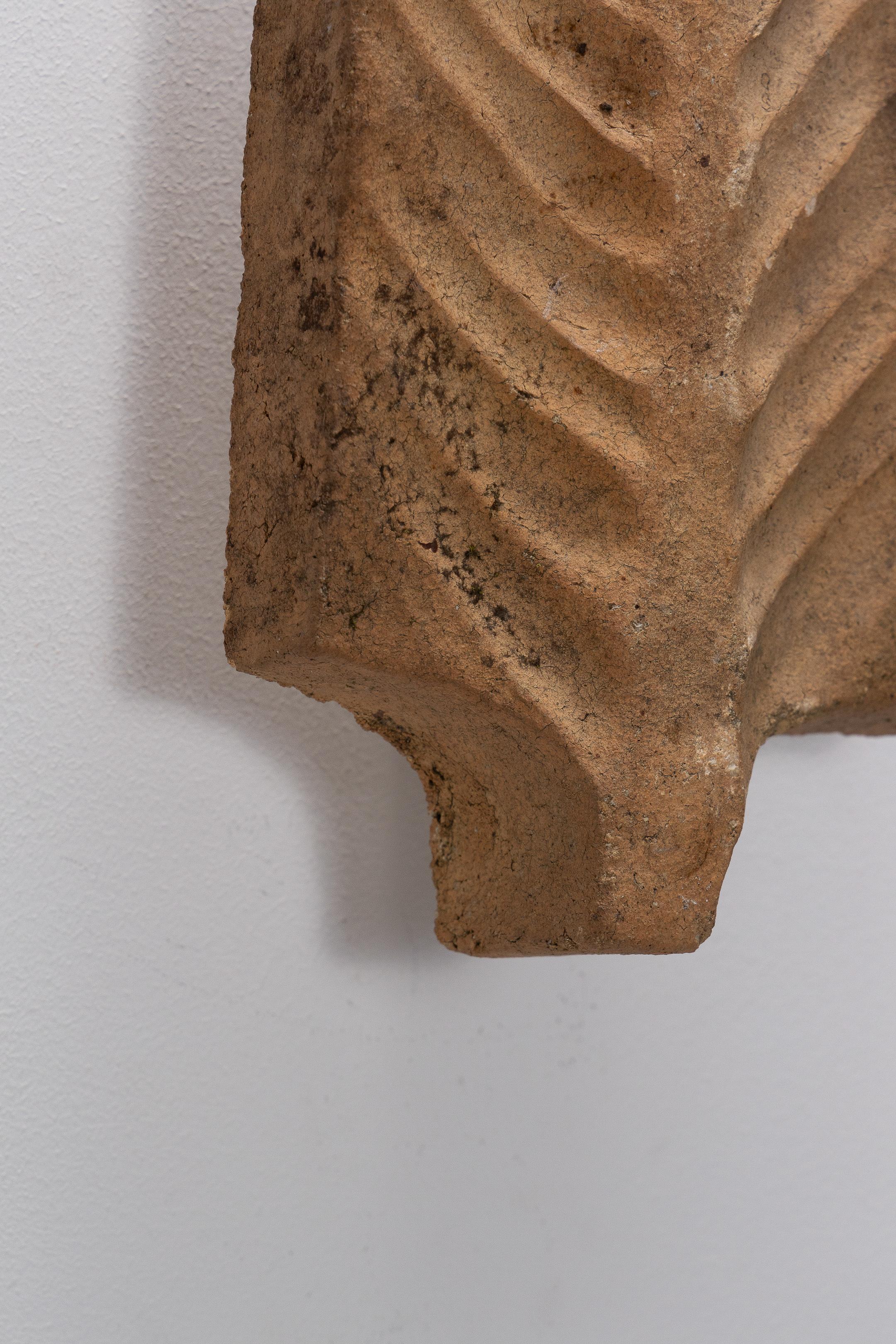 Pair of stoneware wall lights by Georges Jouve 2