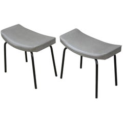 Pair of Stool French Design of the 1950s by Pierre Guariche for Meurop