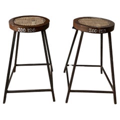 Pair of stools attributed to Pierre Jeanneret c.1950’s