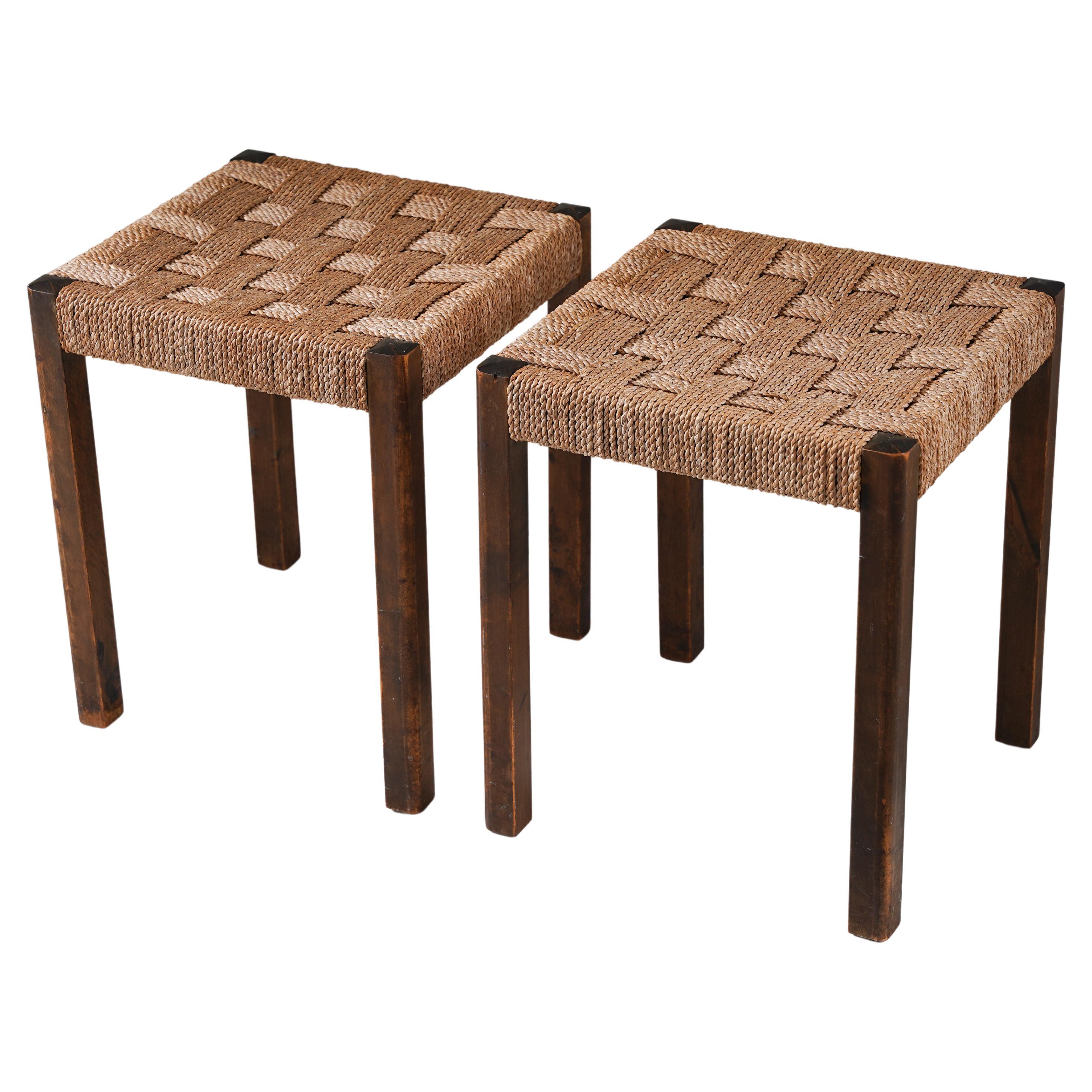 Pair of Stools by Axel Larsson for Bodafors, Sweden For Sale