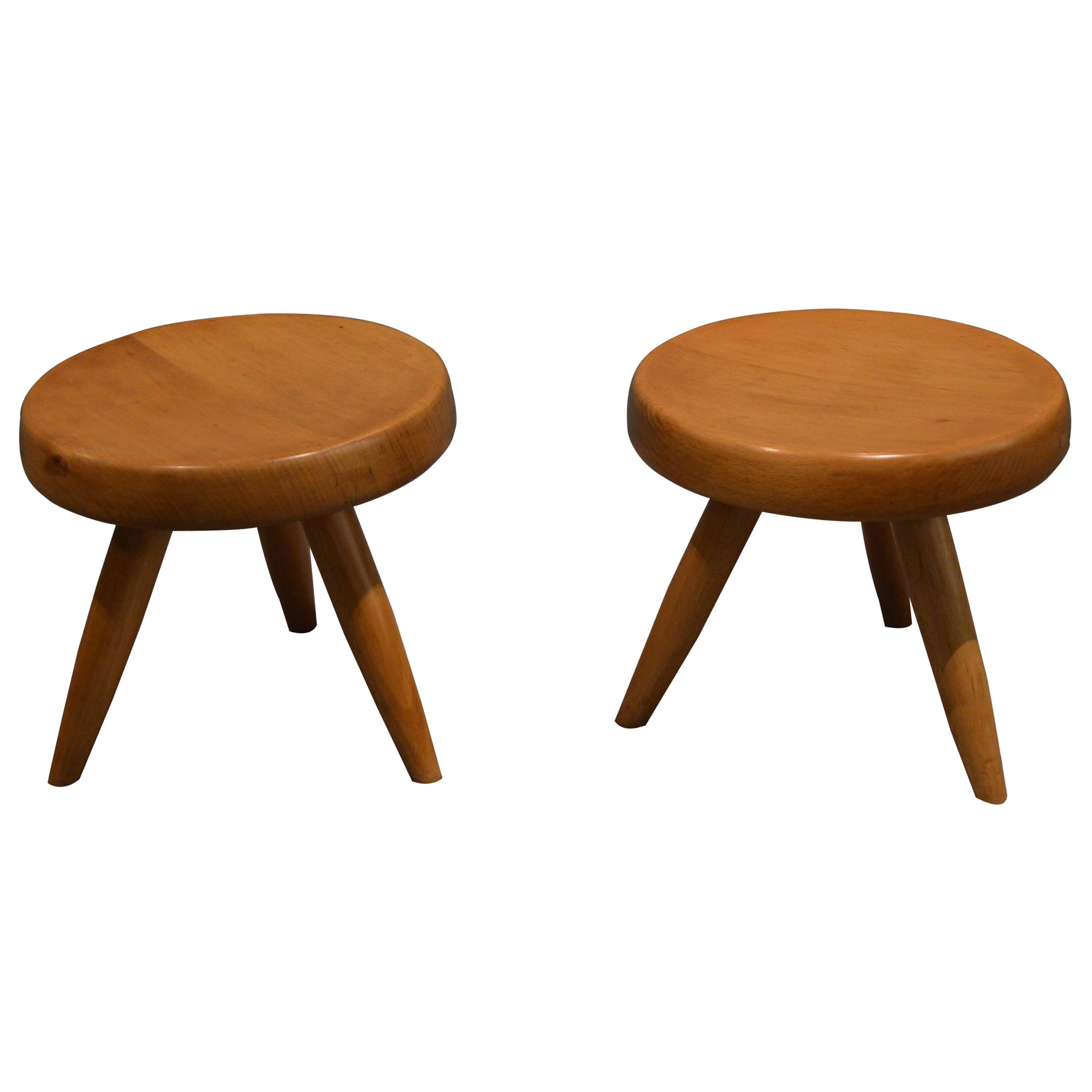 Pair of Stools by Charlotte Perriand