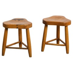 Paire de tabourets de Christian Durupt, vers 1955