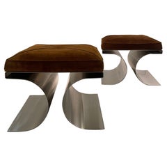 Pair of stools by Michel Boyer